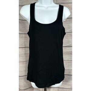 A New Day Women’s Tank Top Black Sleeveless Shirt Casual Basic Size M